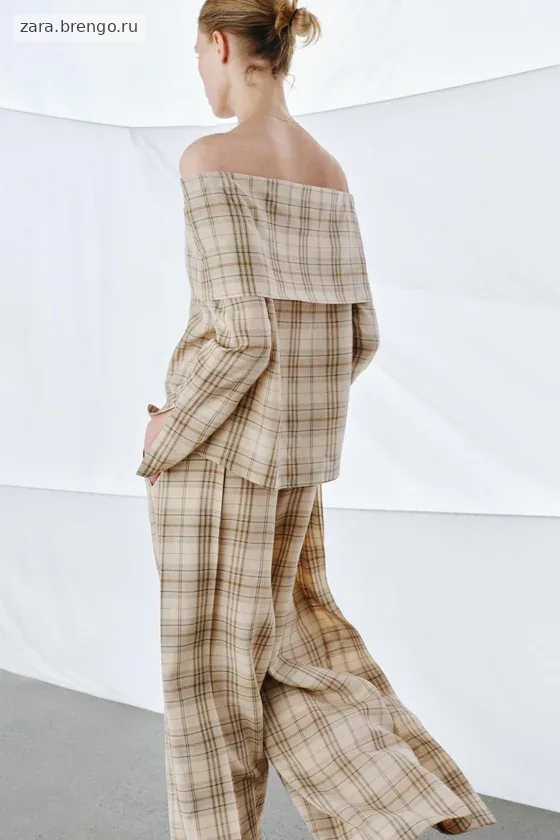 БРЮКИ В КЛЕТКУ — коллекция Zara «ZW»