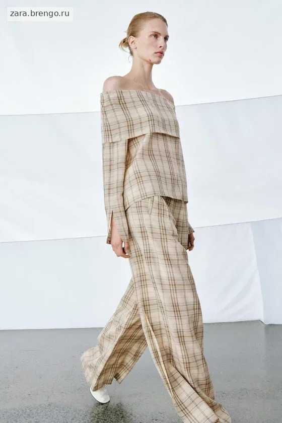 БРЮКИ В КЛЕТКУ — коллекция Zara «ZW»