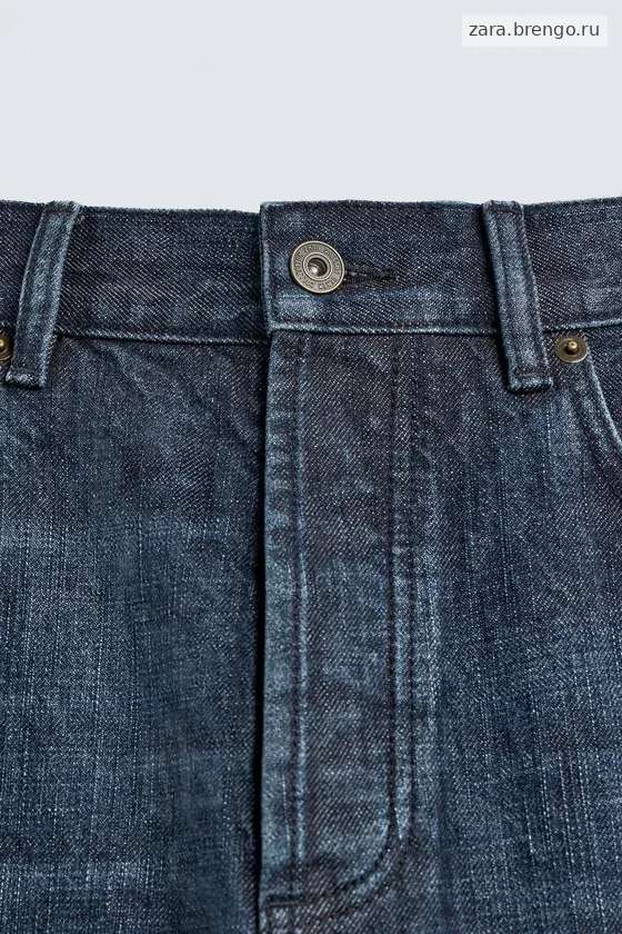ДЖИНСЫ  укороченные ИЗ ДЕНИМА SELVEDGE