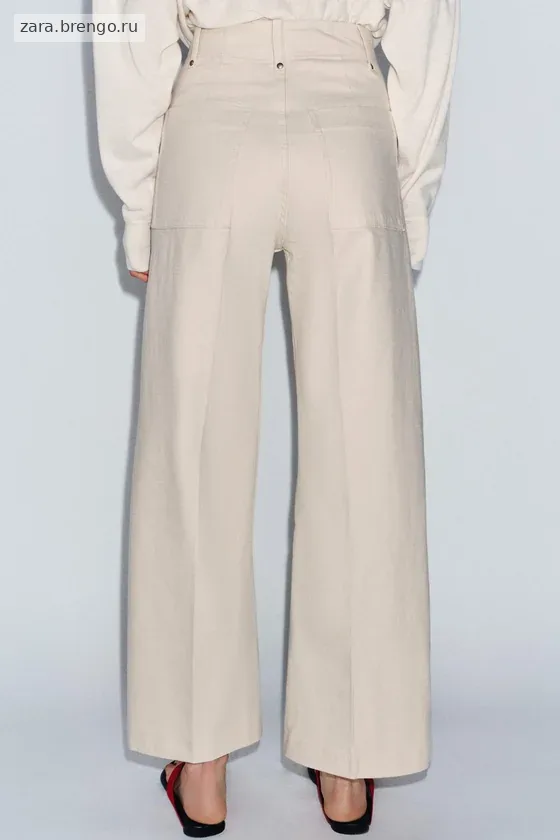 ДЖИНСЫ коллекция Zara «ZW» TAILORED  С ВЫСОКОЙ ПОСАДКОЙ