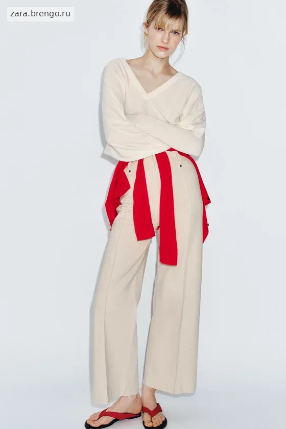 ДЖИНСЫ коллекция Zara «ZW» TAILORED  С ВЫСОКОЙ ПОСАДКОЙ