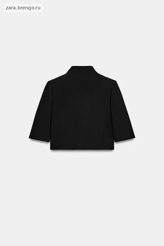УКОРОЧЕННЫЙ БЛЕЙЗЕР С КОРОТКИМИ РУКАВАМИ — коллекция Zara «ZW»