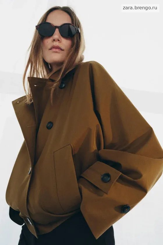 КОРОТКИЙ ТРЕНЧ WATER-REPELLENT — коллекция Zara «ZW»