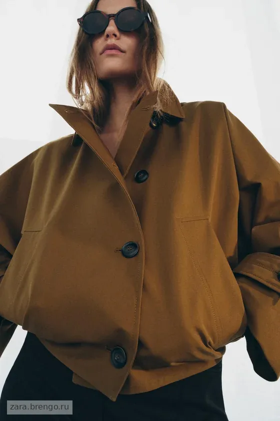 КОРОТКИЙ ТРЕНЧ WATER-REPELLENT — коллекция Zara «ZW»