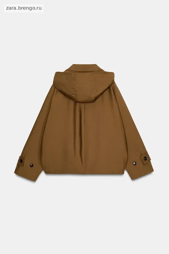 КОРОТКИЙ ТРЕНЧ WATER-REPELLENT — коллекция Zara «ZW»