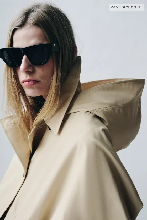 КОРОТКИЙ ТРЕНЧ WATER-REPELLENT — коллекция Zara «ZW»