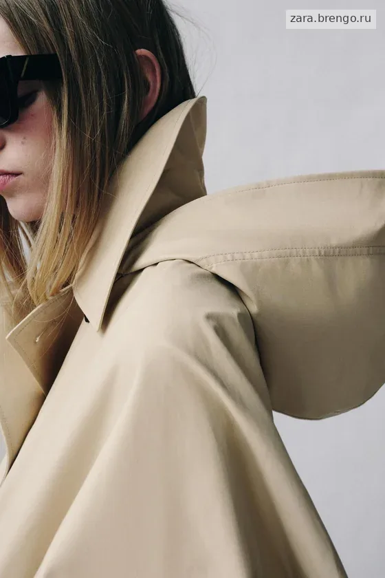 КОРОТКИЙ ТРЕНЧ WATER-REPELLENT — коллекция Zara «ZW»