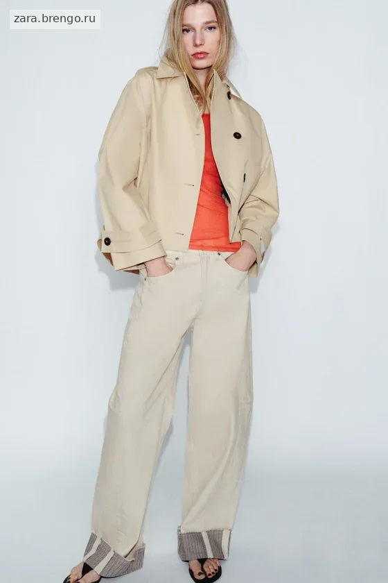 КОРОТКИЙ ТРЕНЧ WATER-REPELLENT — коллекция Zara «ZW»