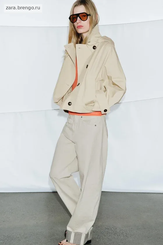 КОРОТКИЙ ТРЕНЧ WATER-REPELLENT — коллекция Zara «ZW»
