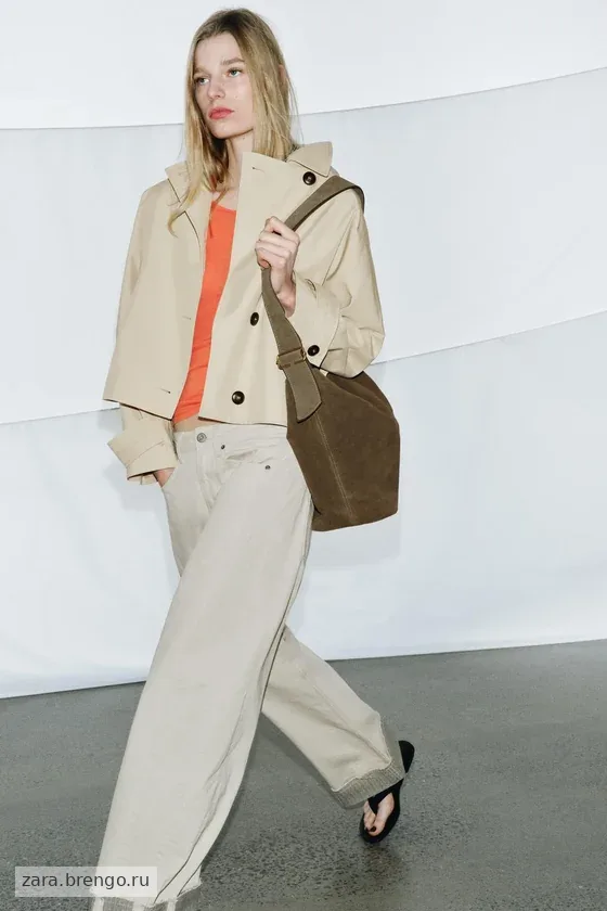 КОРОТКИЙ ТРЕНЧ WATER-REPELLENT — коллекция Zara «ZW»
