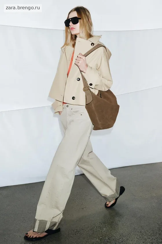 КОРОТКИЙ ТРЕНЧ WATER-REPELLENT — коллекция Zara «ZW»
