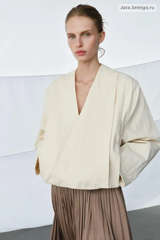 ПЛИССИРОВАННЫЕ ОБЪЕМНЫЕ БРЮКИ — коллекция Zara «ZW»