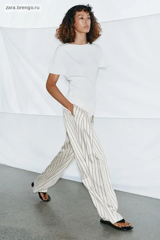 ТОП С КОРОТКИМИ РУКАВАМИ — коллекция Zara «ZW»