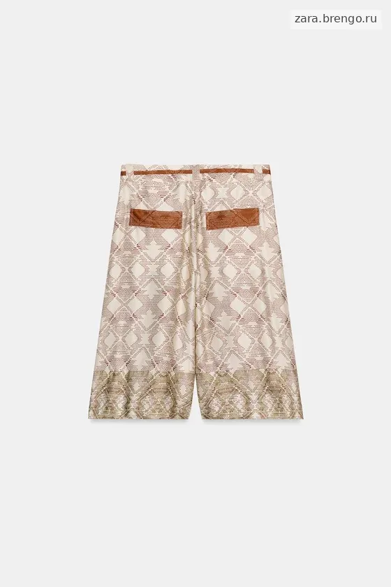 СВОБОДНЫЕ ШОРТЫ С ПРИНТОМ — коллекция Zara «ZW»