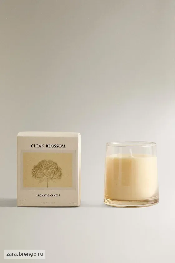 (180 g) ароматичная свеча clean blossom