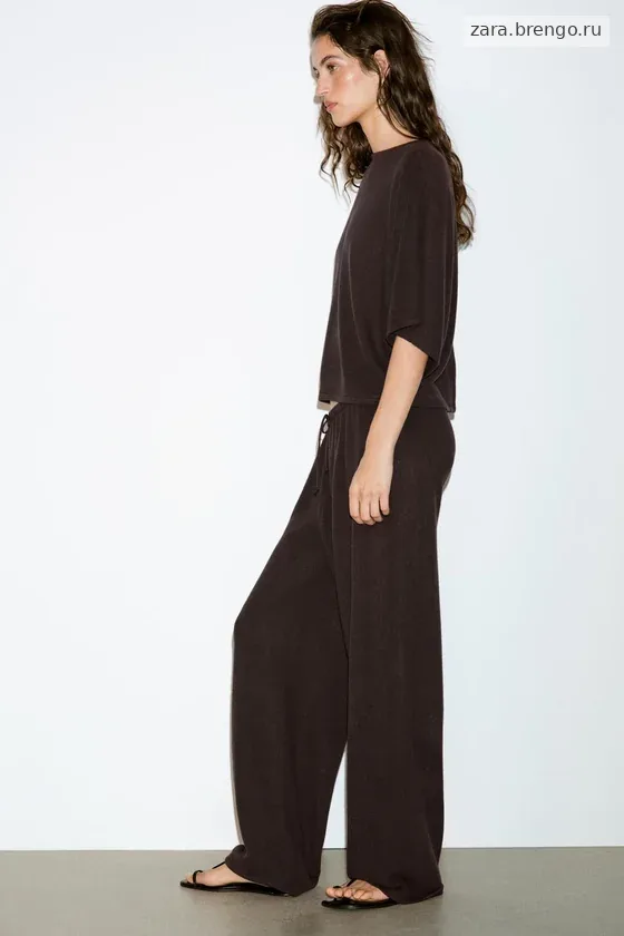 БРЮКИ  ИЗ ТКАНИ В ДЕРЕВЕНСКОМ СТИЛЕ