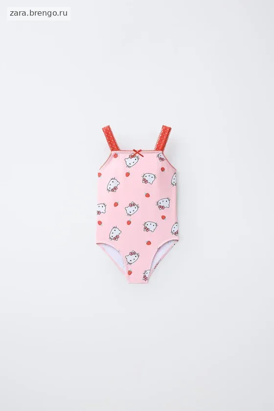 2-6 ЛЕТ/КУПАЛЬНИК С ПРИНТОМ HELLO KITTY © SANRIO