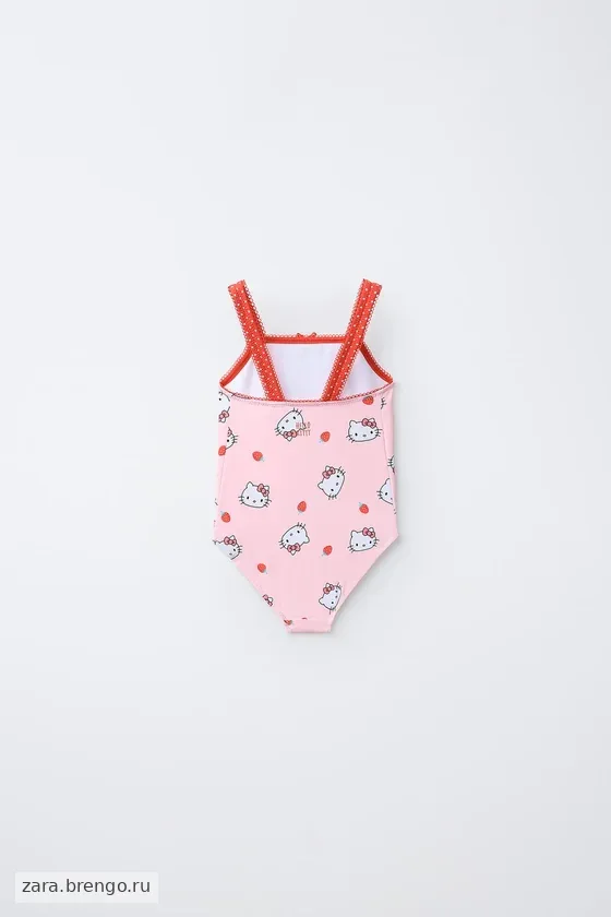 2-6 ЛЕТ/КУПАЛЬНИК С ПРИНТОМ HELLO KITTY © SANRIO