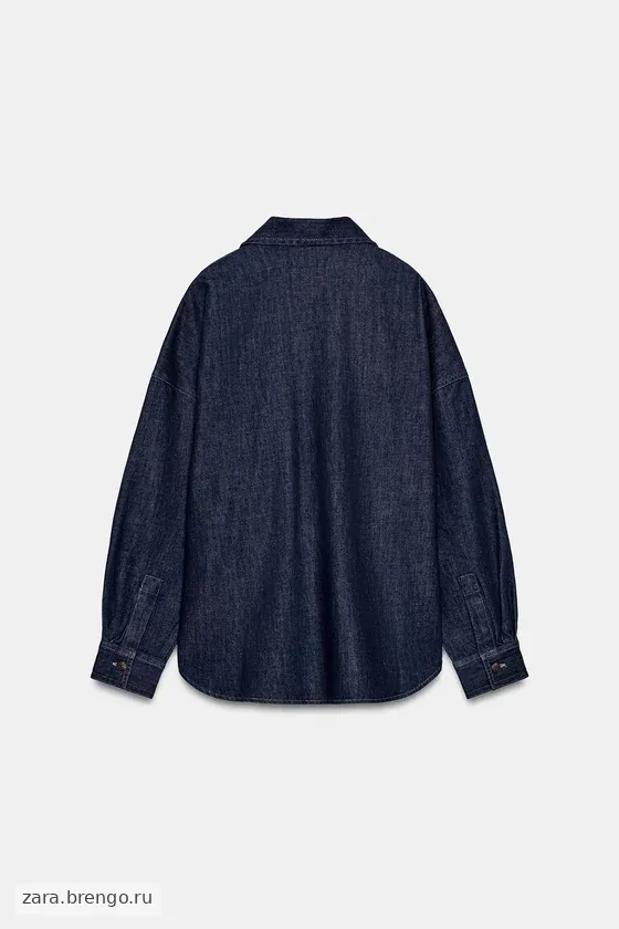 ДЖИНСОВАЯ РУБАШКА коллекция Zara «ZW»