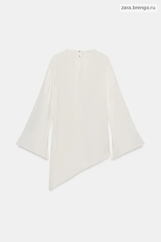 АСИММЕТРИЧНЫЙ АТЛАСНЫЙ ТОП коллекция Zara «ZW»