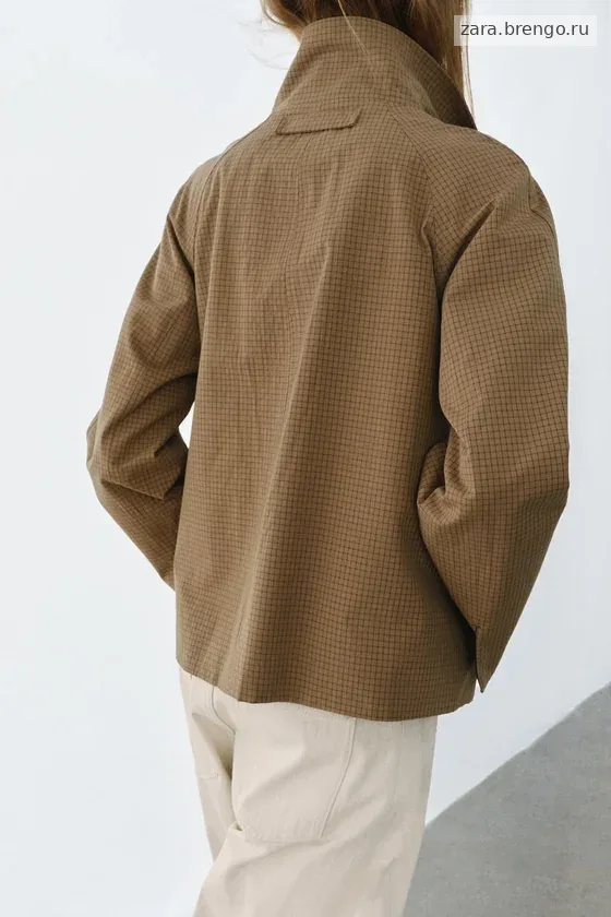 ДВУСТОРОННЯЯ КУРТКА В КЛЕТКУ — коллекция Zara «ZW»