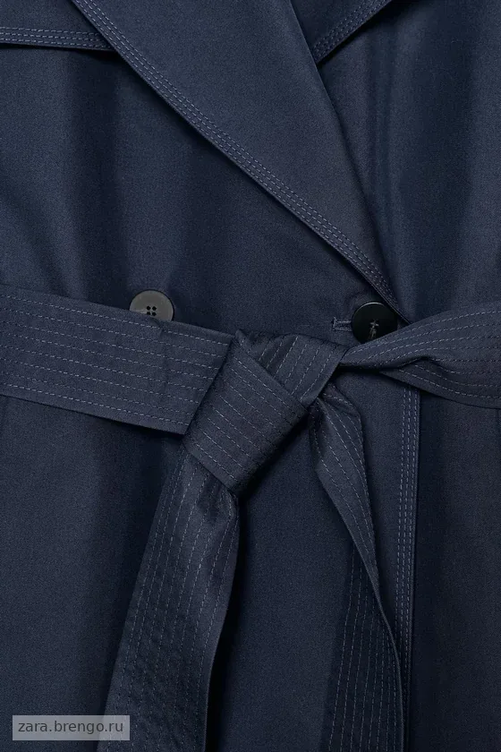 ТРЕНЧ ОВЕРСАЙЗ С ПОЯСОМ — коллекция Zara «ZW»