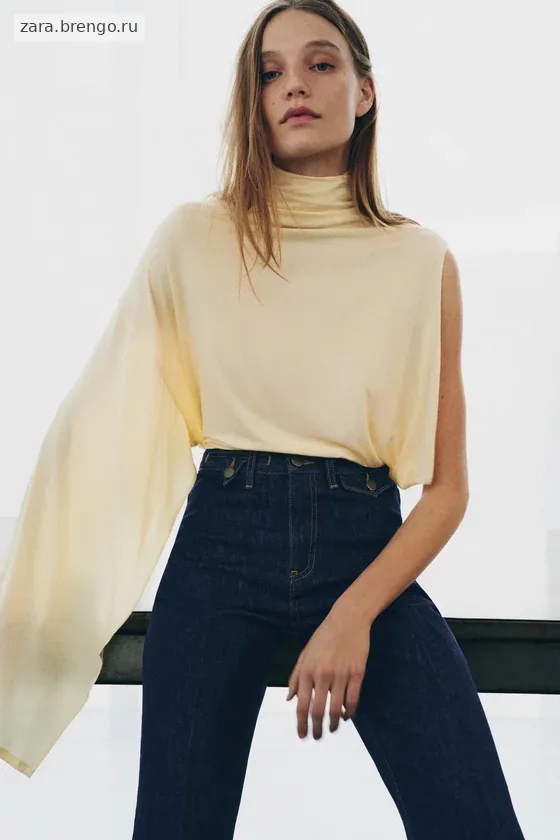 ДЖИНСЫ клёш С ВЫСОКОЙ ПОСАДКОЙ — коллекция Zara «ZW»
