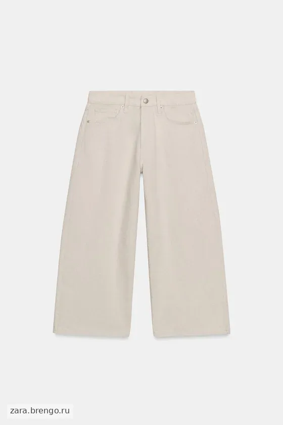 ДЖИНСЫ коллекция Zara «ZW» CULOTTE СО СРЕДНЕЙ ПОСАДКОЙ