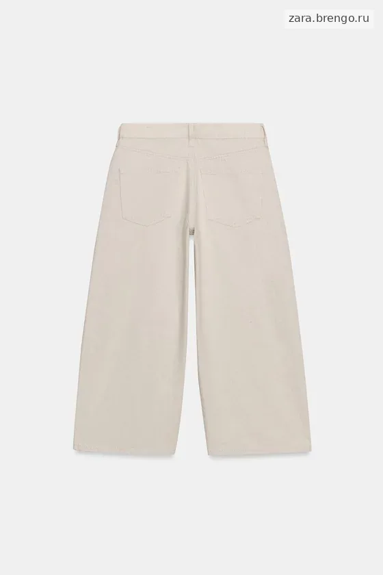 ДЖИНСЫ коллекция Zara «ZW» CULOTTE СО СРЕДНЕЙ ПОСАДКОЙ