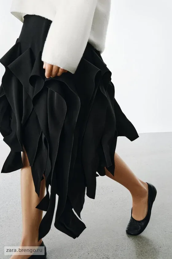 ЮБКА АСИММЕТРИЧНОГО КРОЯ — коллекция Zara «ZW»