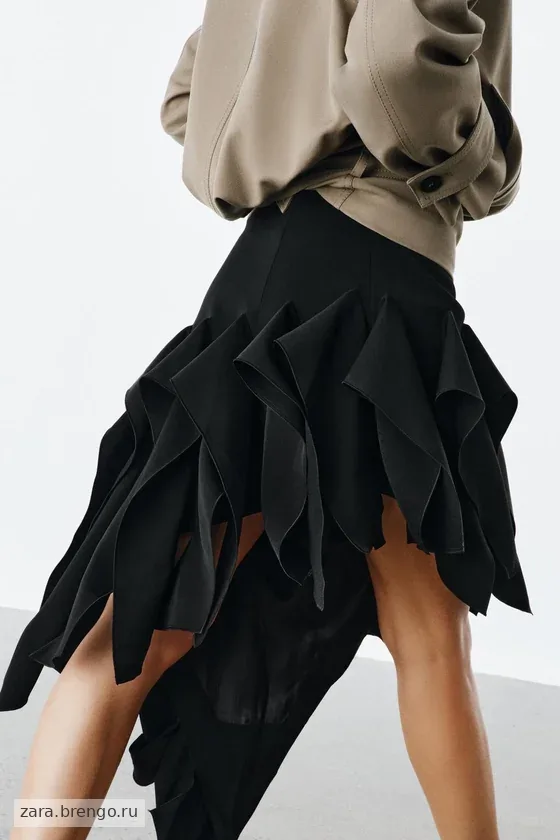 ЮБКА АСИММЕТРИЧНОГО КРОЯ — коллекция Zara «ZW»