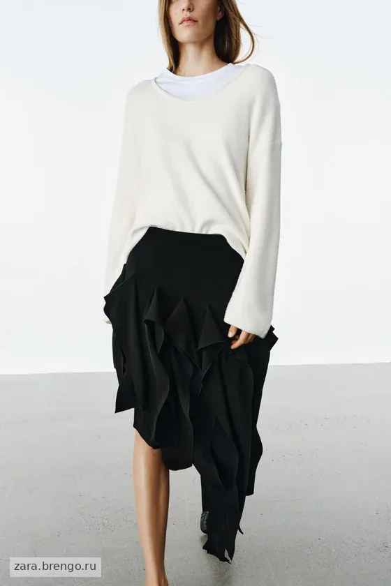 ЮБКА АСИММЕТРИЧНОГО КРОЯ — коллекция Zara «ZW»