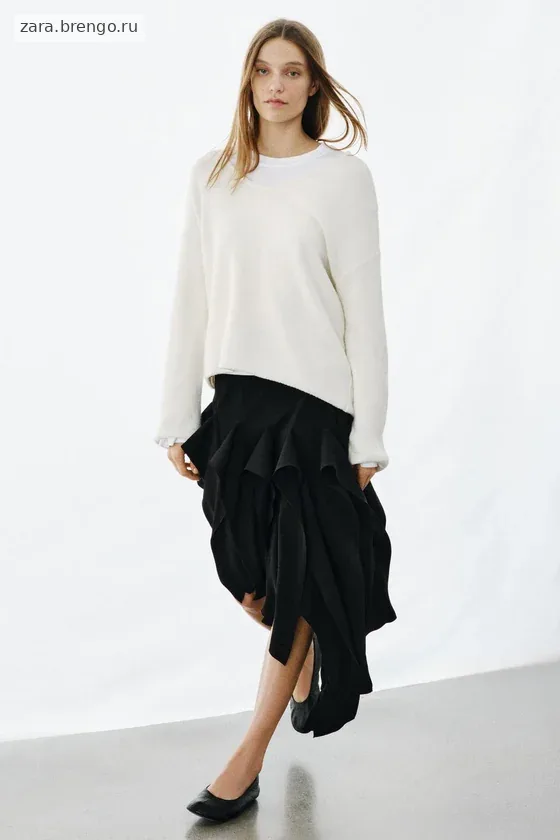 ЮБКА АСИММЕТРИЧНОГО КРОЯ — коллекция Zara «ZW»