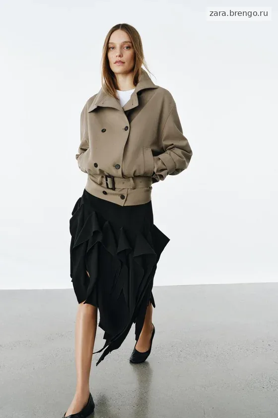 ЮБКА АСИММЕТРИЧНОГО КРОЯ — коллекция Zara «ZW»