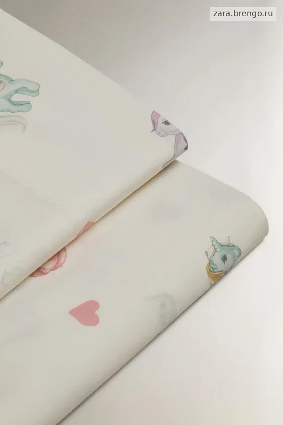 Детский простыней с принтом сердец my little pony©