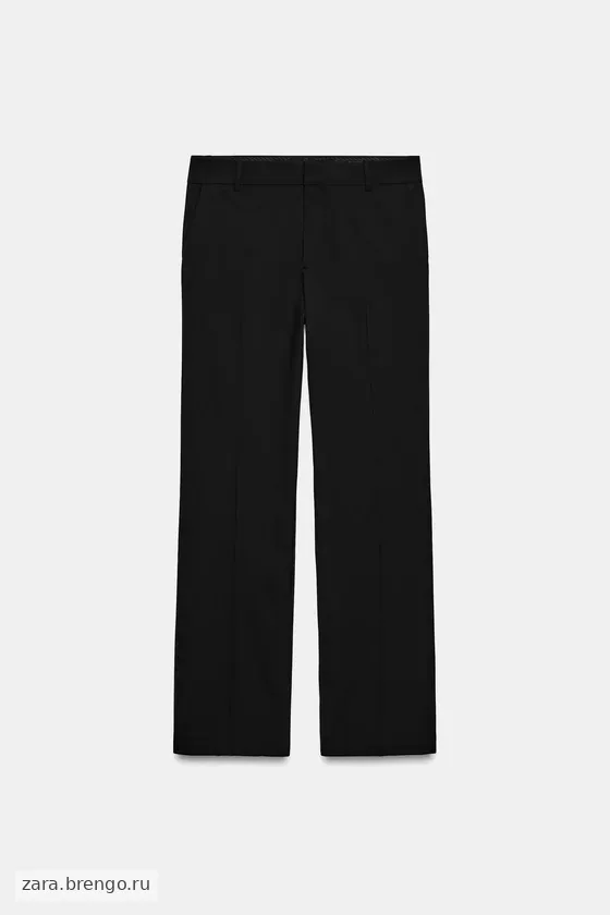 ПРЯМЫЕ БРЮКИ С НИЗКОЙ ПОСАДКОЙ — коллекция Zara «ZW»