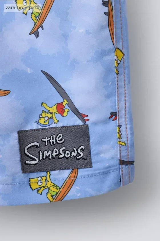 6-14 ЛЕТ/ ПЛАВКИ-БЕРМУДЫ BART THE SIMPSONS ™ MATT GROENING