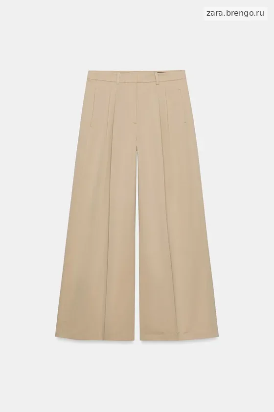 БРЮКИ  С ЗАЩИПАМИ — коллекция Zara «ZW»
