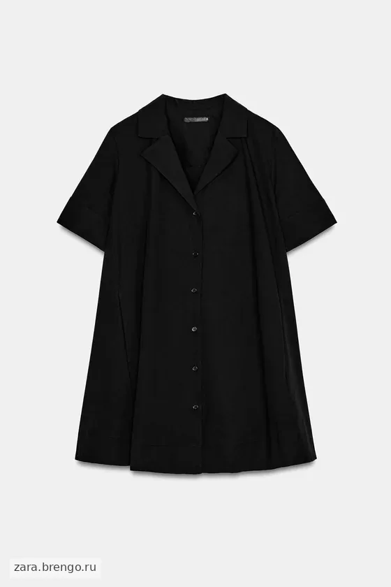 КОРОТКОЕ ПЛАТЬЕ ИЗ ПОПЛИНА — коллекция Zara «ZW»