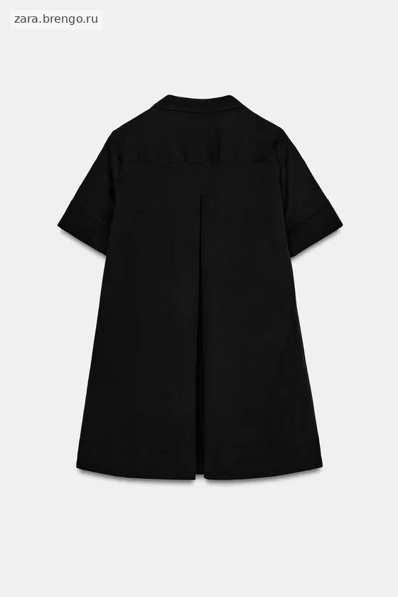 КОРОТКОЕ ПЛАТЬЕ ИЗ ПОПЛИНА — коллекция Zara «ZW»