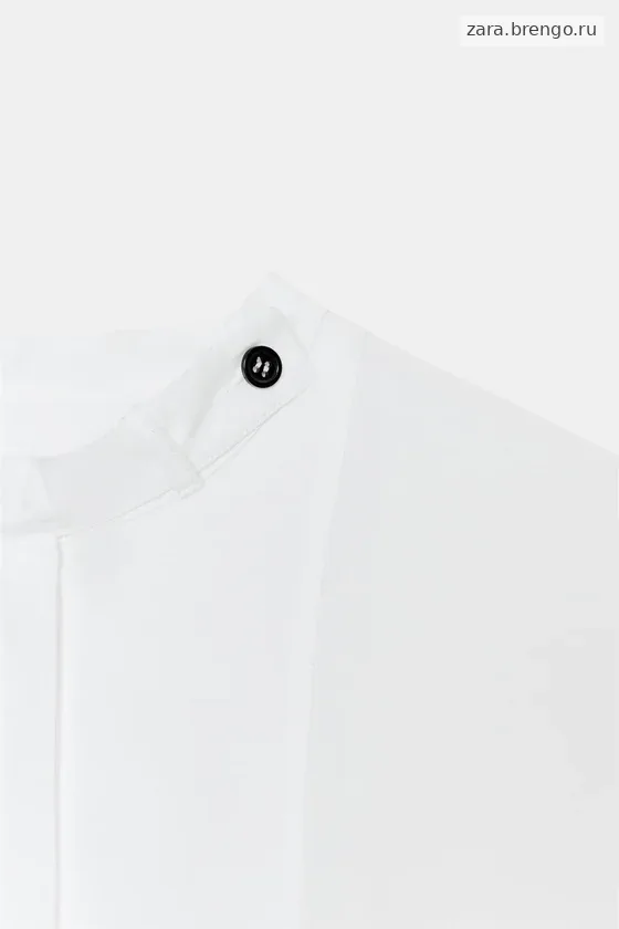 РУБАШКА ОВЕРСАЙЗ ИЗ ПОПЛИНА — коллекция Zara «ZW»