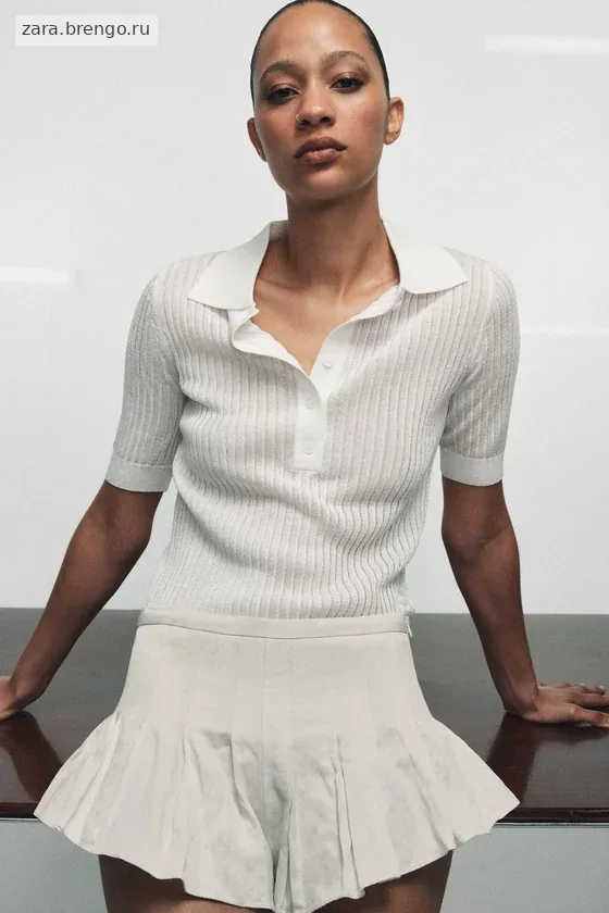 КОРОТКИЕ ШОРТЫ В СКЛАДКУ — коллекция Zara «ZW»