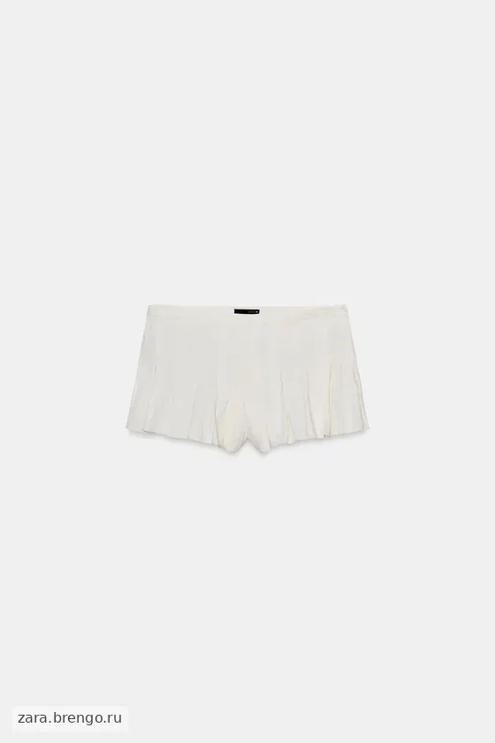 КОРОТКИЕ ШОРТЫ В СКЛАДКУ — коллекция Zara «ZW»
