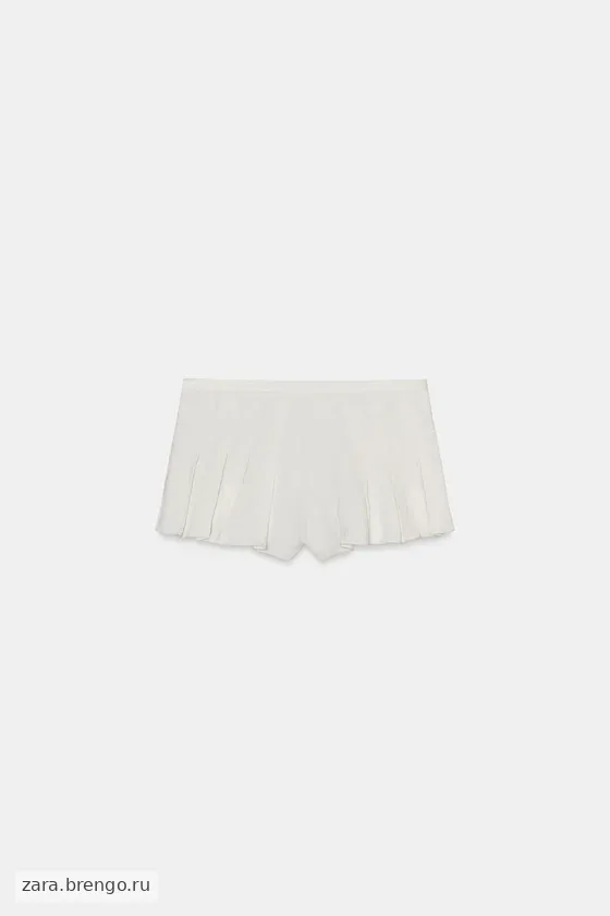 КОРОТКИЕ ШОРТЫ В СКЛАДКУ — коллекция Zara «ZW»