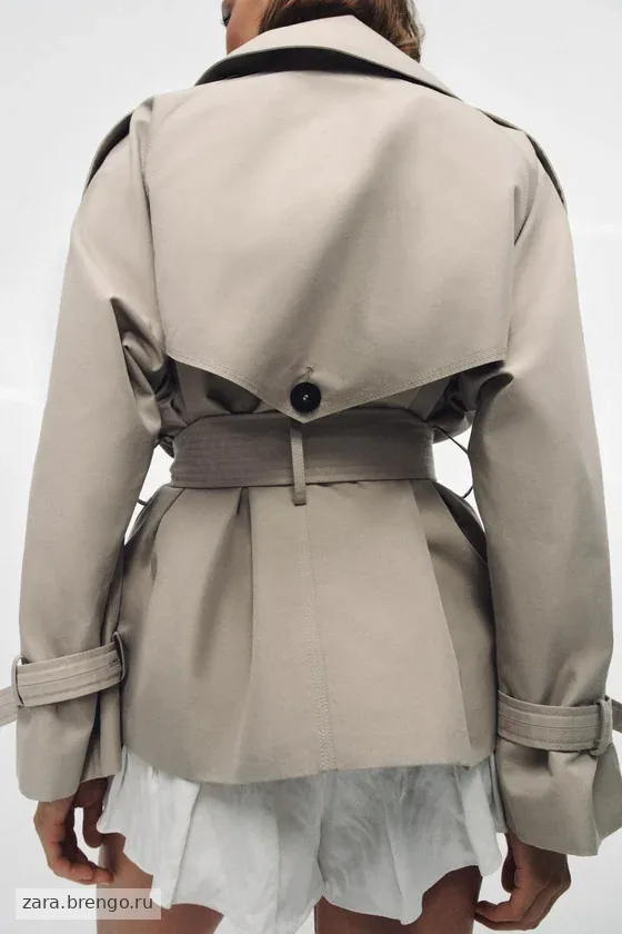 ОБЪЕМНЫЙ ТРЕНЧ WATER-REPELLENT — коллекция Zara «ZW»