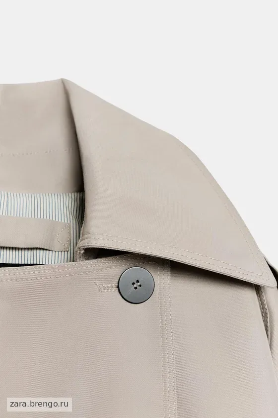 ОБЪЕМНЫЙ ТРЕНЧ WATER-REPELLENT — коллекция Zara «ZW»