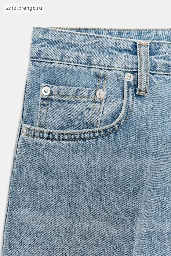 ДЖИНСЫ ПРЯМОГО КРОЯ С НИЗКОЙ ПОСАДКОЙ — коллекция Zara «ZW»