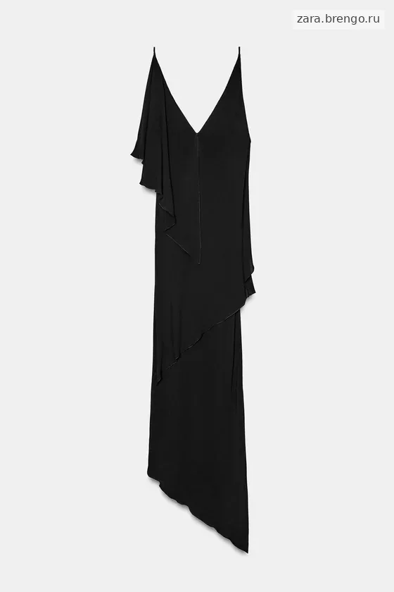 АСИММЕТРИЧНОЕ ПЛАТЬЕ МИДИ — коллекция Zara «ZW»