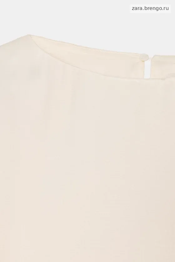СТРУЯЩИЙСЯ ТОП С КОРОТКИМИ РУКАВАМИ — коллекция Zara «ZW»