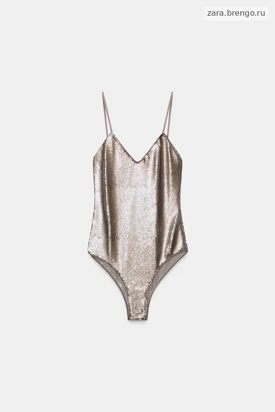 БОДИ С ПАЙЕТКАМИ — коллекция Zara «ZW»